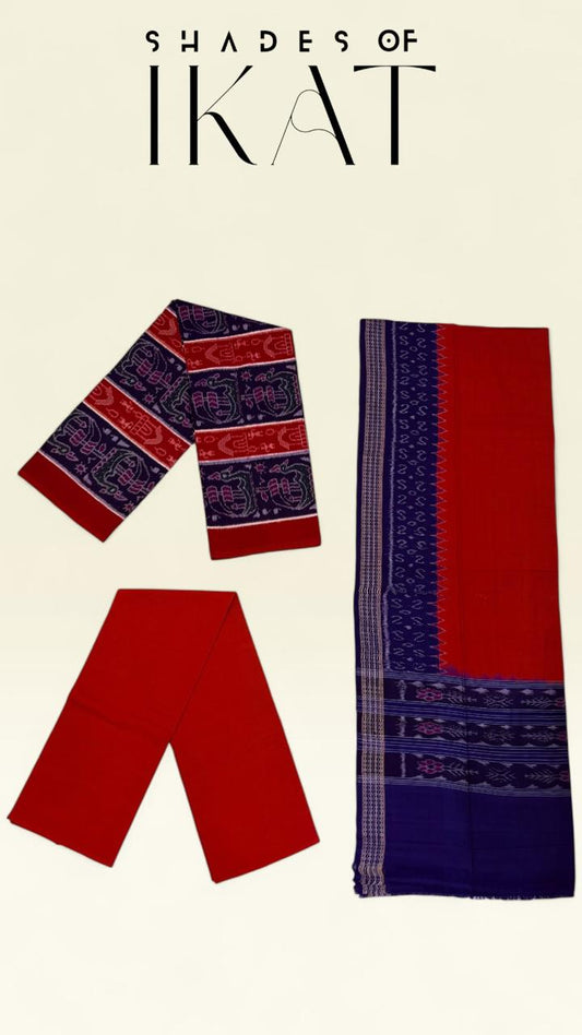 Kalinga Boita Royal Sambalpuri Hand Woven Cotton IKAT