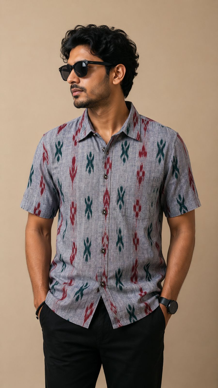 Sambalpuri Half Shirt