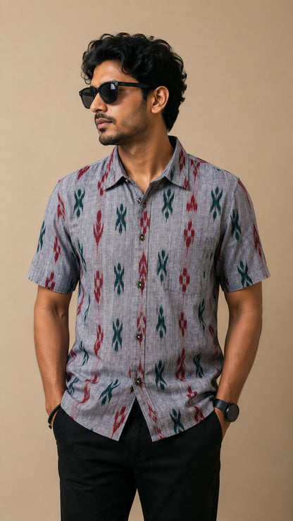 Sambalpuri Half Shirt