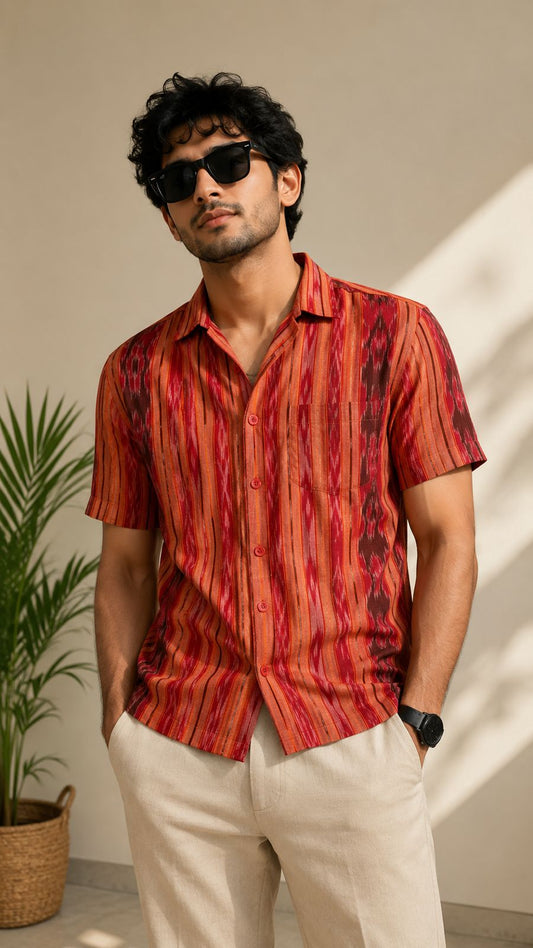 Sambalpuri Half Shirt