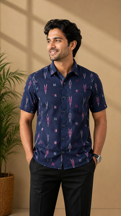 Sambalpuri Half Shirt