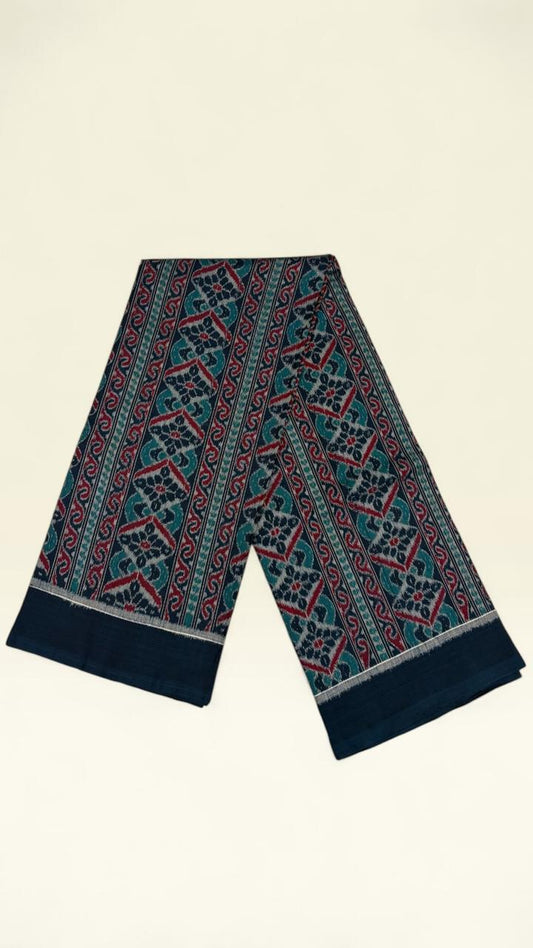 Royal Floral Motif- Heritage Sambalpuri hand woven cotton IKAT